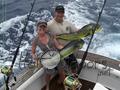 Alex and Crystal with Mahimahi on Bite Me